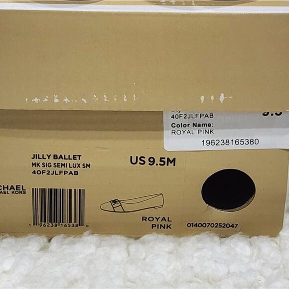 Michael Kors Jilly ballet flats in royal pink logo size 9.5 new!!! - Picture 4 of 13